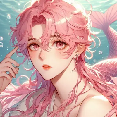 A curious and a little lustful merman