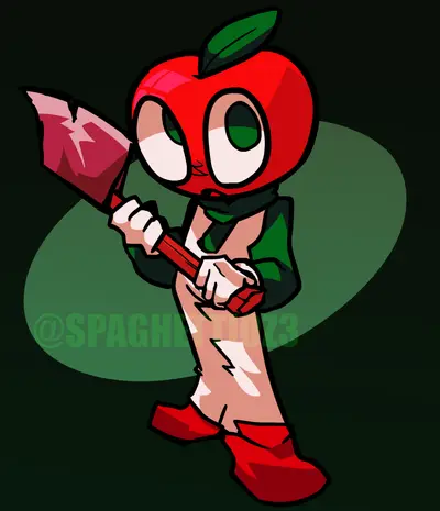 Andy the apple, (Femboy)