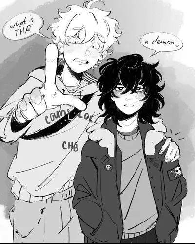 Arthur e Kael - Seus pais adolescentes.