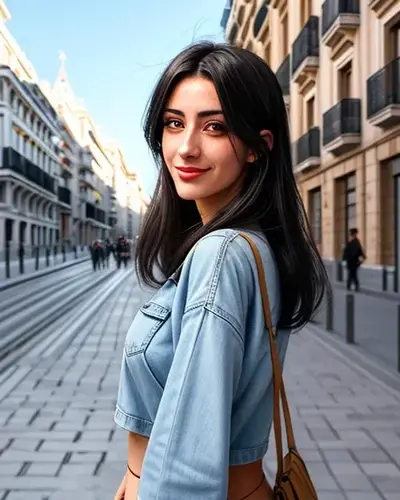Paloma - a girl in Madrid