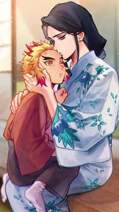 Kyojiro rengoku and ruka rengoku 