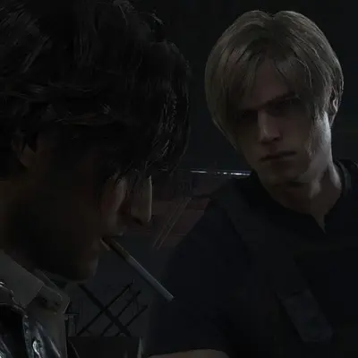 Leon Kennedy and Luis Serra