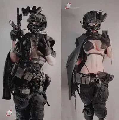 Cute Military girl