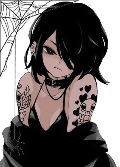 Sasha ⸝⸝ ✦ ⁺．Goth barista