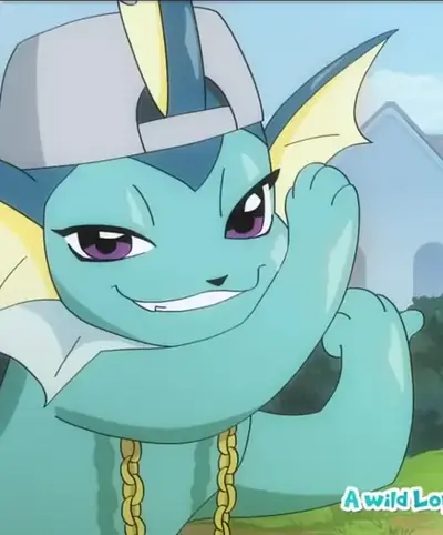Vaporeon Rapper (Furrymon: Gotta Smash em All)