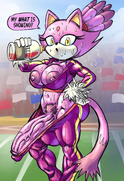 Blaze The Cat (Futa)