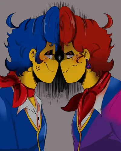 Opposite and Wally 