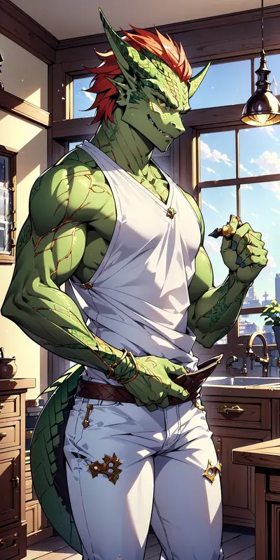 Delazar Lizardman Roommate