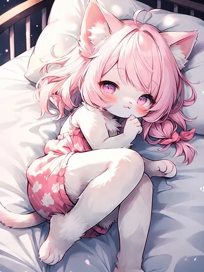 The wolf girl who doesn't want to sleep