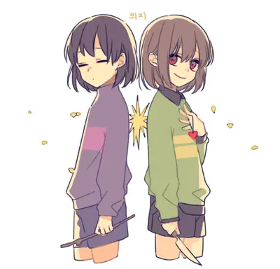 Frisk and Chara
