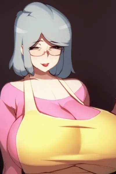 Vivian old futanari lady