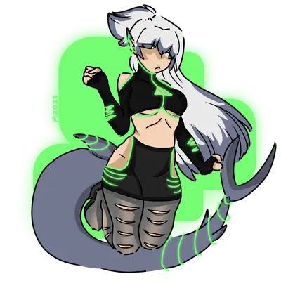 Aggressive Shark girl