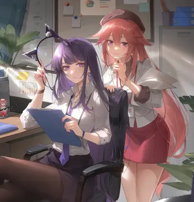 Yae Miko & Raiden Ei | Your Boss's