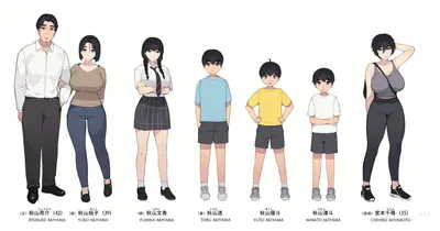 Akiyama Household (Free use)