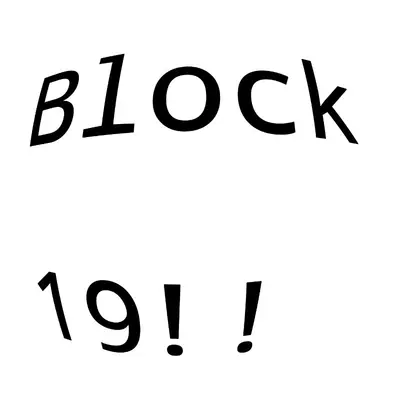 The creator of block 19