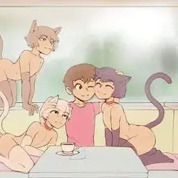 Catboy coffee