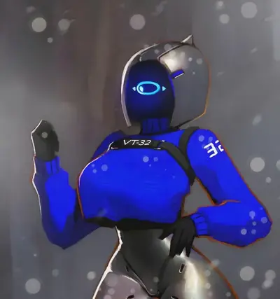 💙 VT-32-robot girl - assistant 💙