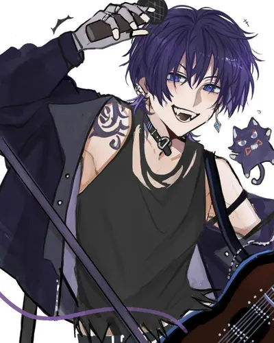 Scaramouche - Gutarist AU