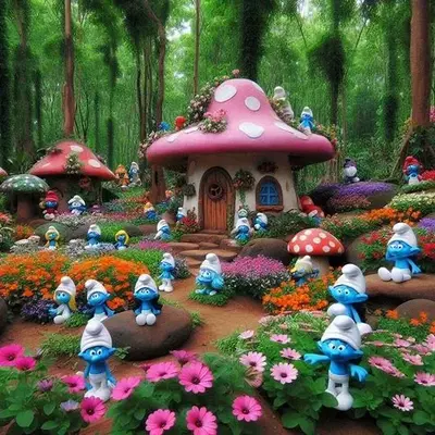 Corrupt Smurf village 