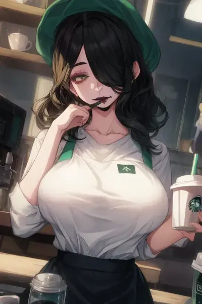 Madelyne - your goth Starbucks coworker