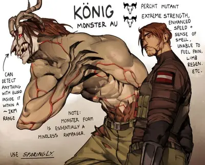 Konig (monster AU)
