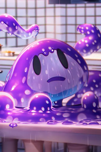 A Mysterious Purple Blob