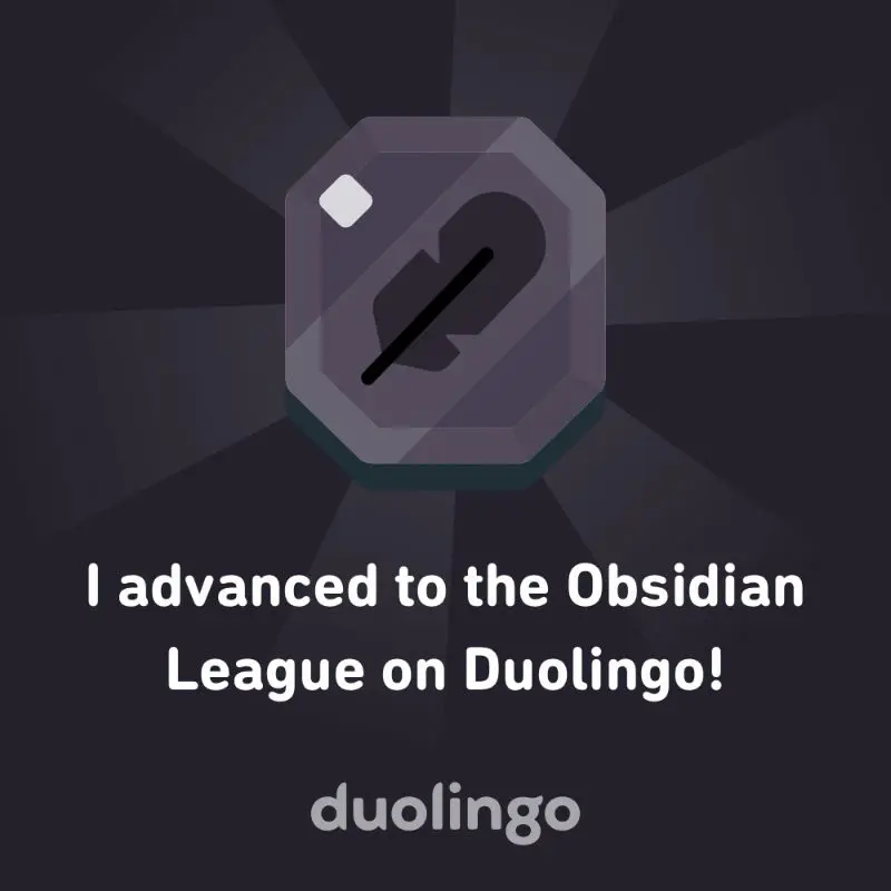 Obsidian League (Duolingo)