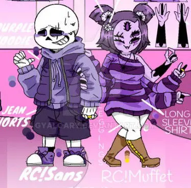 RC!Sans & RC!Muffet