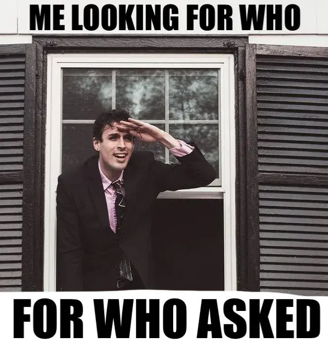 Question for y’all 