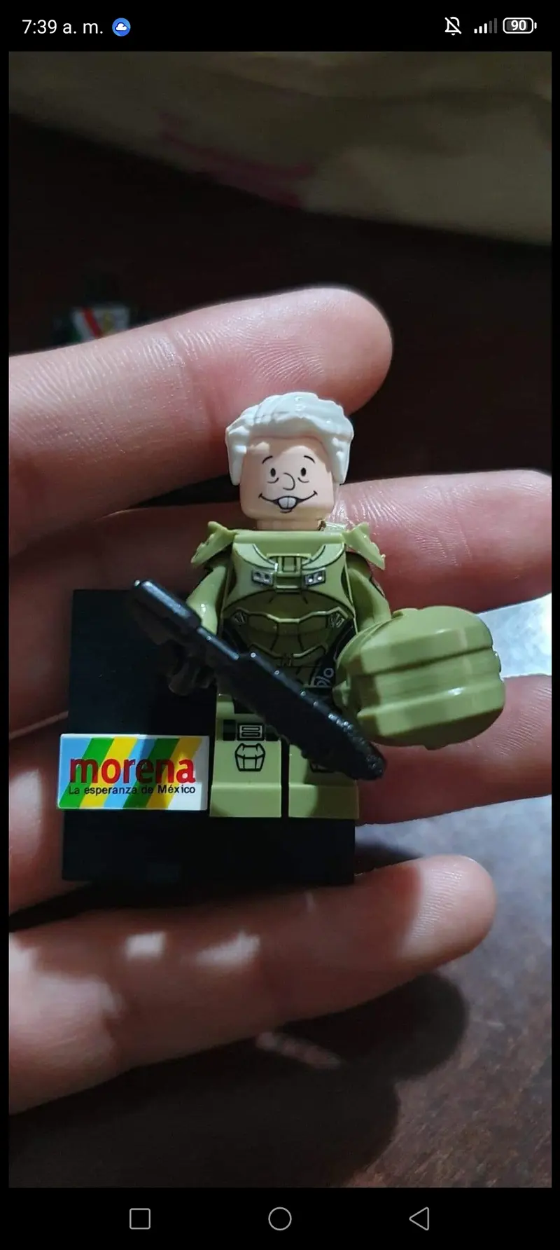 El jefe del morena