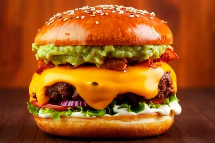 Hamburguesa de queso (tiene queso)