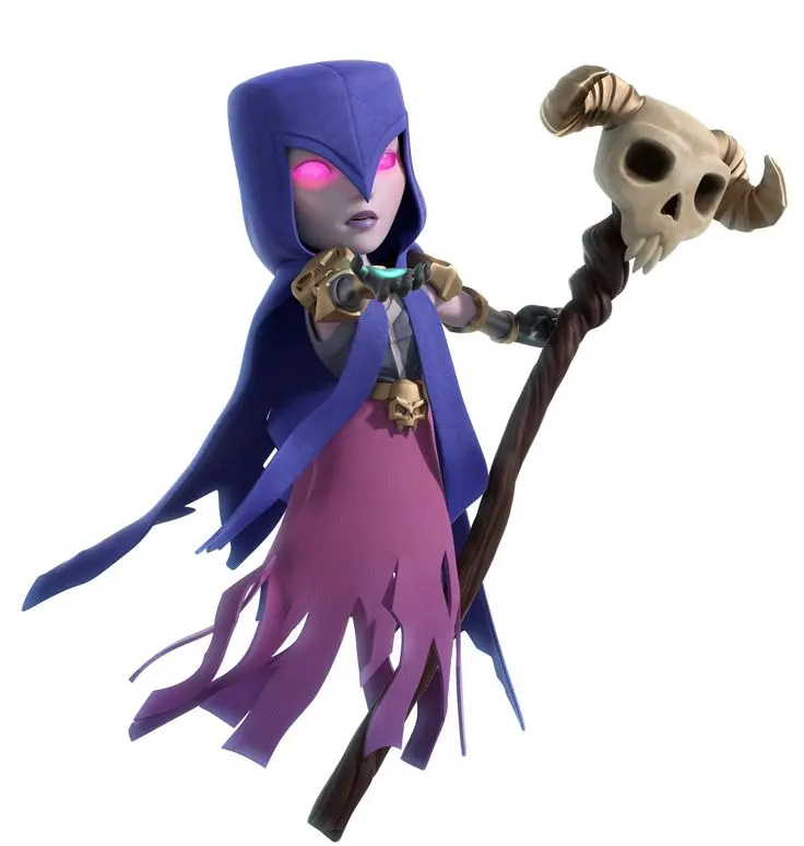 La bruja (de clash of clans )
