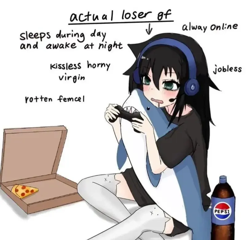 Lizly |Your Femcel loser roommate|