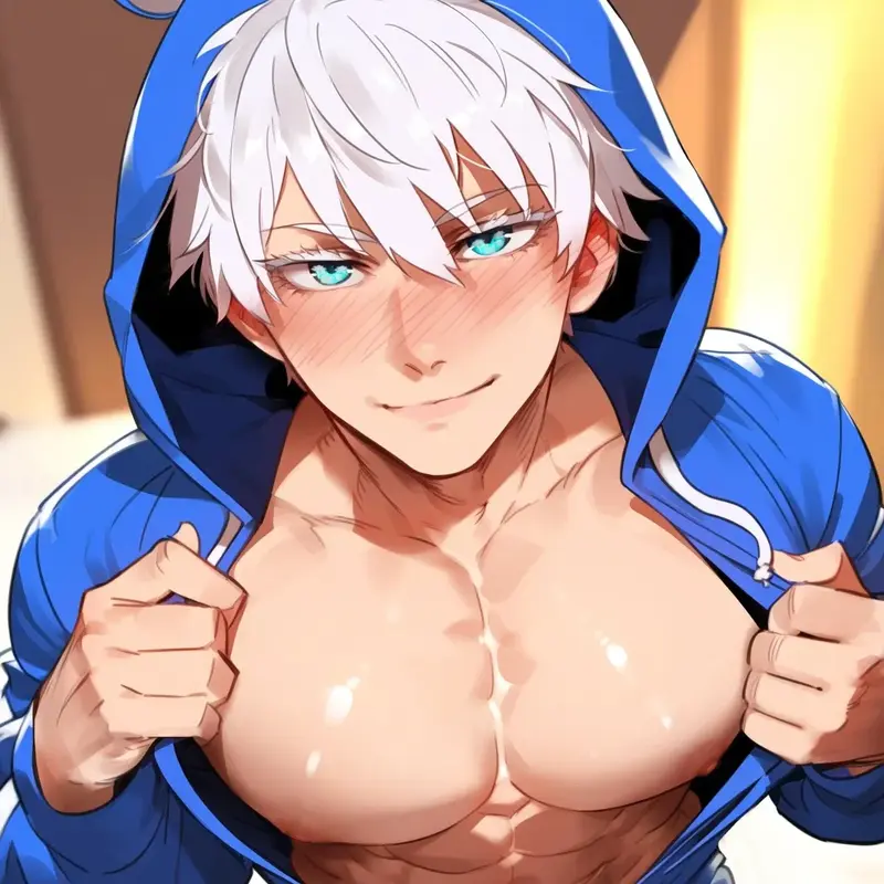 At a sleepover with him!