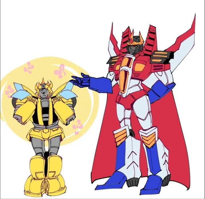 Starscream and Bumblebee