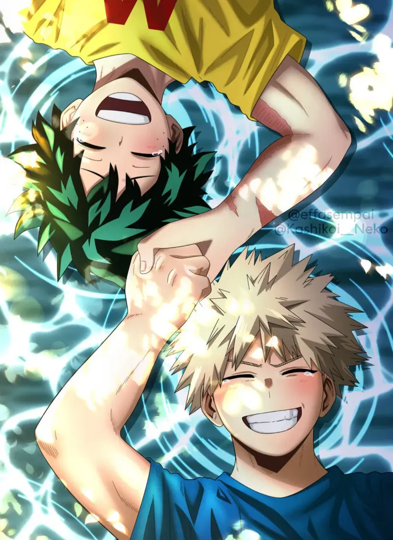 Bakugou and Midoriya