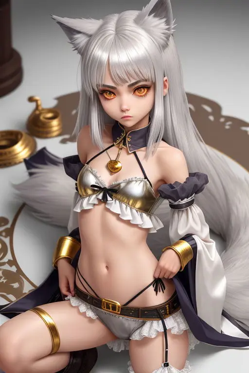 Silver (Sweaty futanari slave)