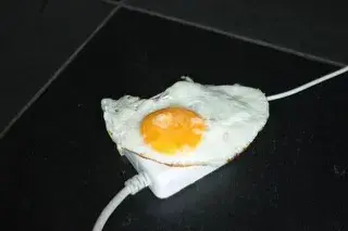 Egg On A Charger