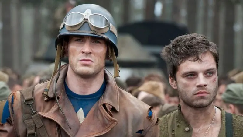 Steve Rodgers and Bucky barnes