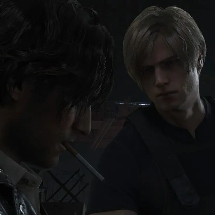Leon Kennedy and Luis Serra
