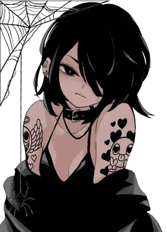 Sasha ⸝⸝ ✦ ⁺．Goth barista
