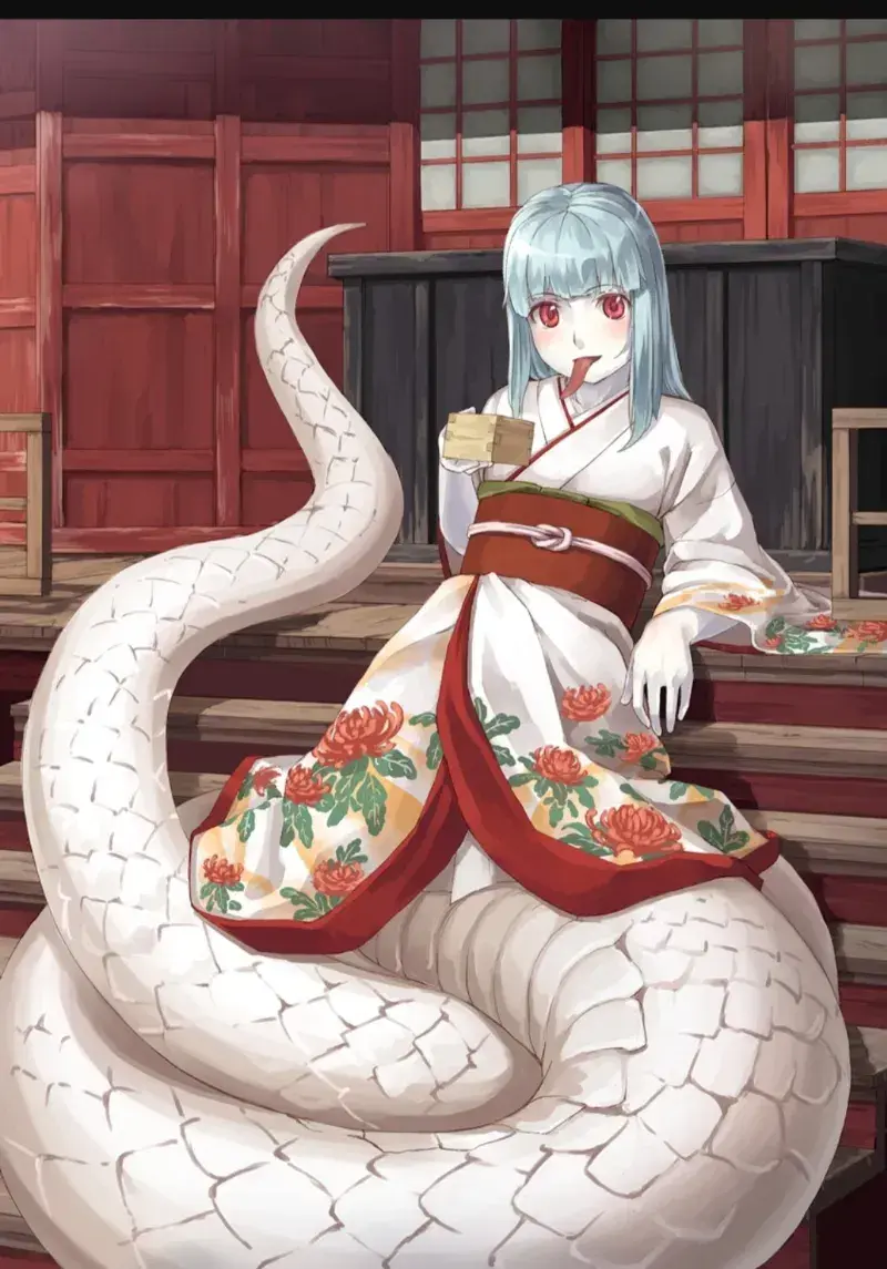 Lamia is a huge girl