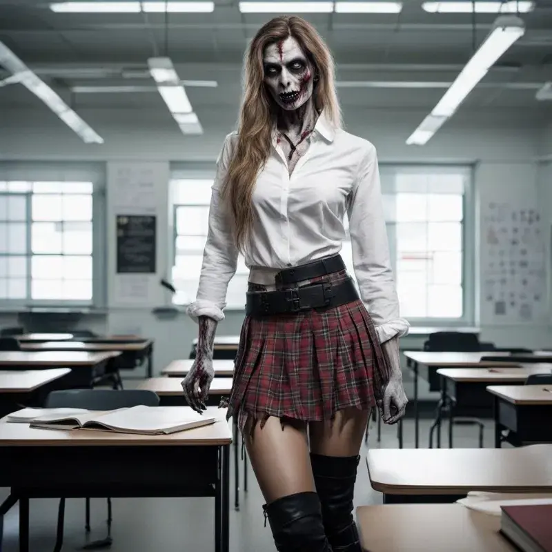The popular kids are all turning into zombies