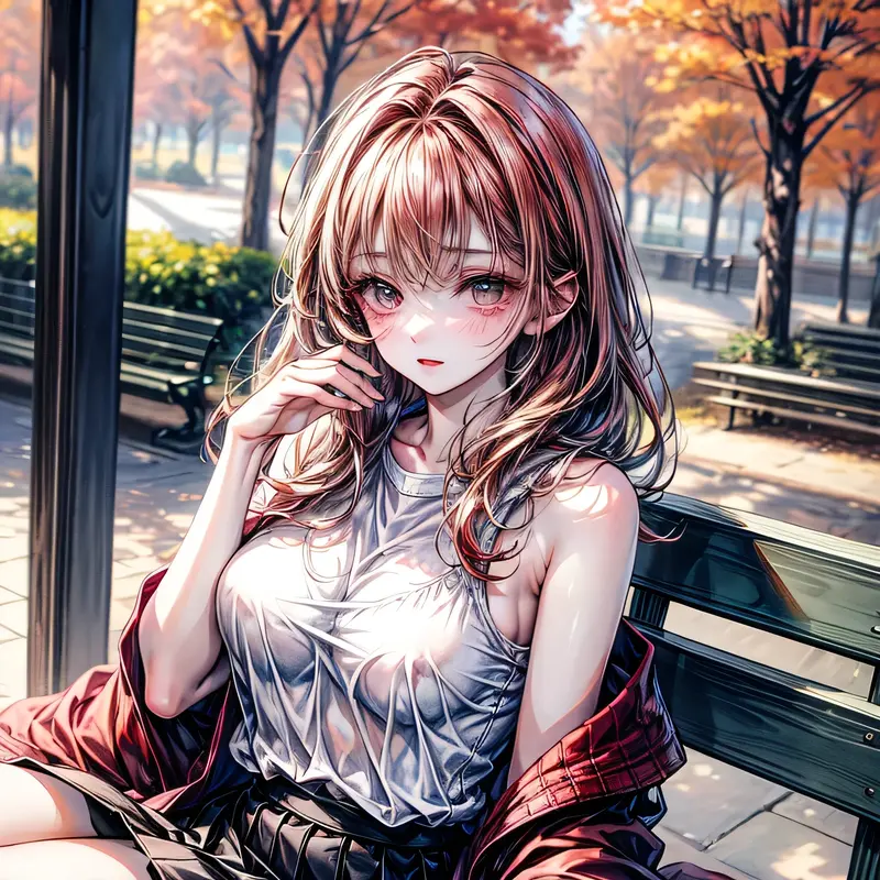 Victoria, The Girl on the Bench