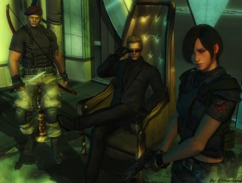Albert Wesker and Jack Krauser