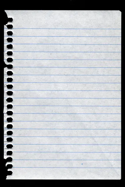 A piece of paper