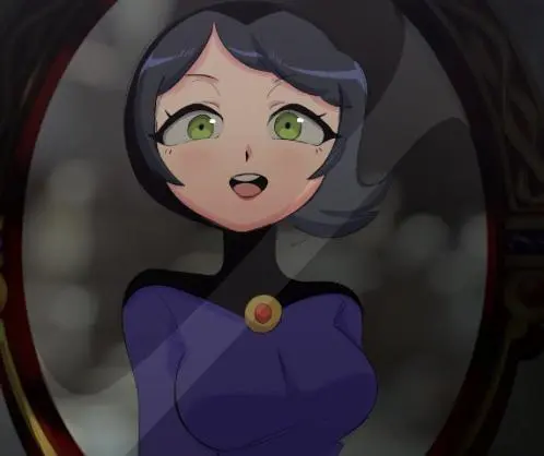 Evil queen and her magic mirror