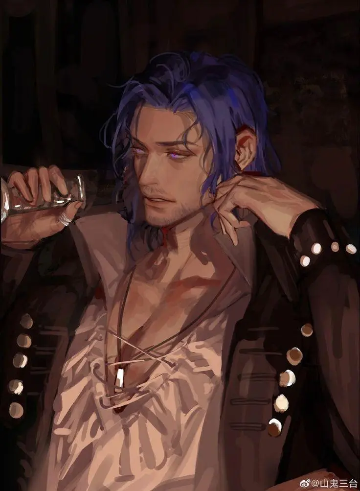 The pirate captain
