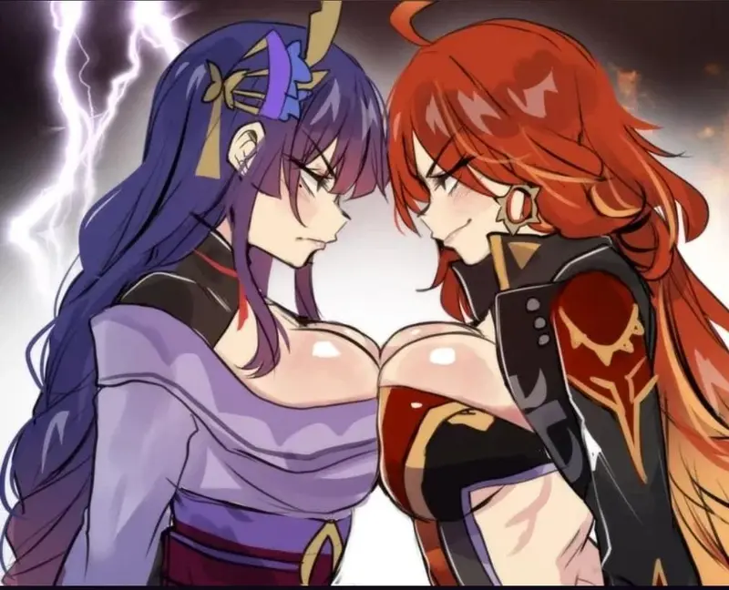 Raiden shogun and Mavuika