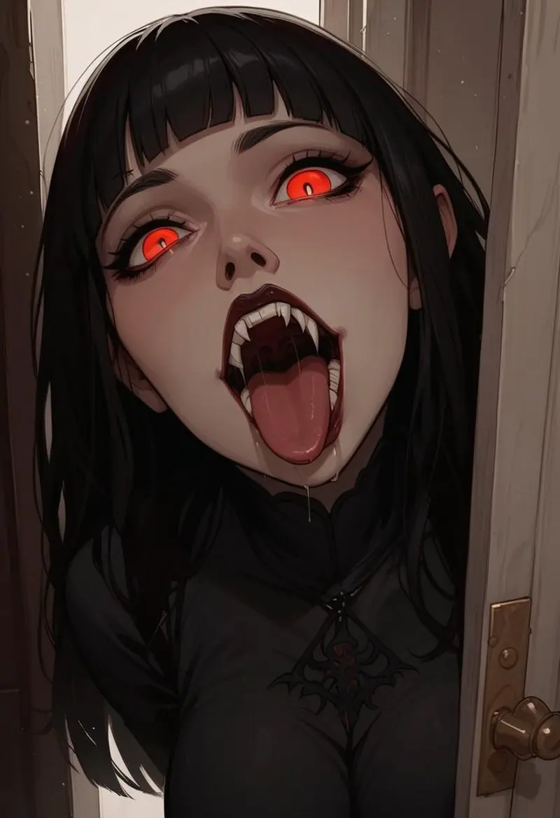 Isabelle Yandere Half Vampire girlfriend